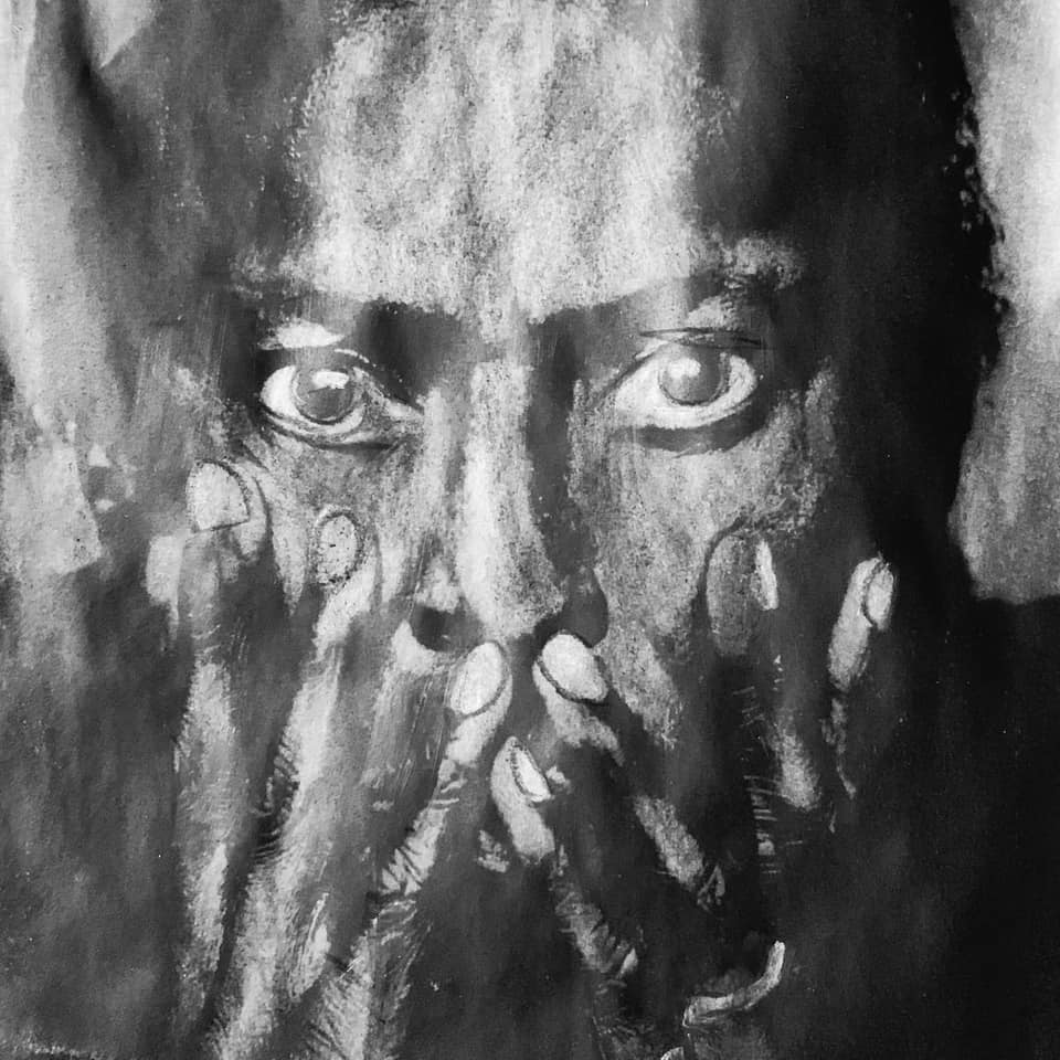 Benjamin Schoos : Portrait of Miles Davis (Fan art)