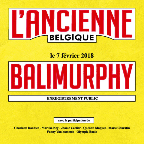 Compact Disc   Live à L'Ancienne Belgique by BaliMurphy