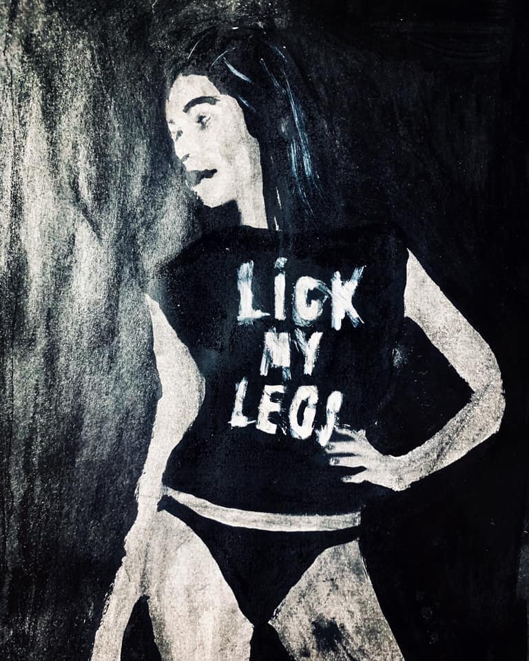 Benjamin Schoos : PJ Harvey Lick My legs (Fan art)